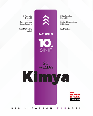 10.Sınıf 20 Fazda Kimya