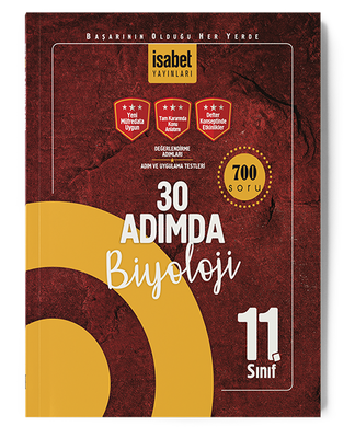 11. Sınıf 30 Adımda Biyoloji
