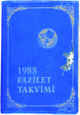1988 FAZİLET CİLTLİ TAKVİM 10X14 (sahaf)