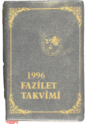 1996 FAZİLET CİLTLİ TAKVİM 10X14 (sahaf)