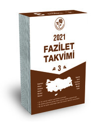 2021 Yurtiçi 3 Blok Takvimi - Fazilet Neşriyat