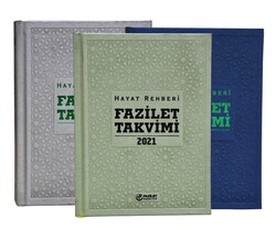 2021 Yurtiçi 4 Ciltli Takvim 14X18 Lüks - Fazilet Neşriyat
