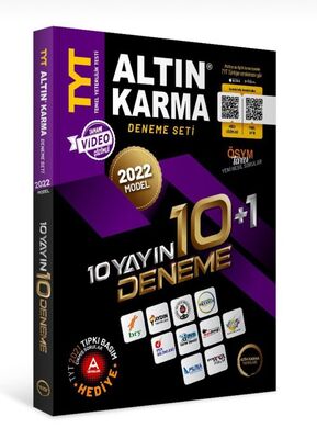 2022 TYT Altın Karma Deneme Seti 10+1 (Yeni)
