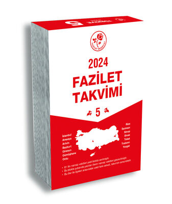 2024 YURTİÇİ 5 BLOK TAKVİMİ