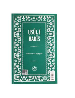 USUL-İ HADİS OSMANLI TÜRKÇESİ(KARTON KAPAK) (sahaf)