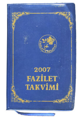 2007 FAZİLET CİLTLİ TAKVİM 10X14 (sahaf)