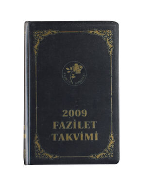 2009 FAZİLET CİLTLİ TAKVİM 10X14 (sahaf) - 1