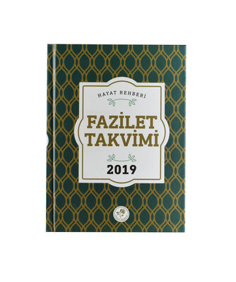 2019 FAZİLET CİLTLİ TAKVİM 14X18 (sahaf)