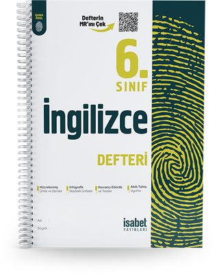 6. Sınıf İngilizce Ders Defteri