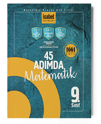 9. Sınıf 45 Adımda Matematik