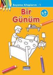 Boyama Kitaplarım-1 Bir Günüm - Çamlıca Çocuk Yayınları