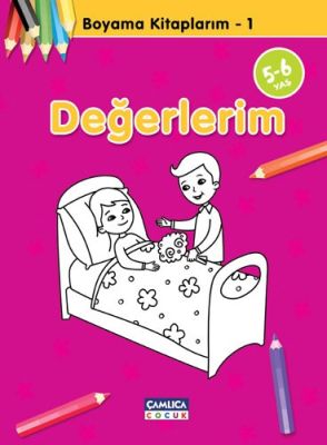 Boyama Kitaplarım-1 Değerlerim - 1