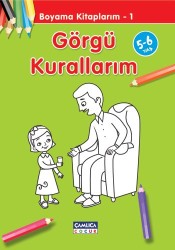 Boyama Kitaplarım-1 Görgü Kurallarım - Çamlıca Çocuk Yayınları