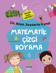 Çiz Boya Sayılarla Oyna - Matematik Çizgi Boyama - 1