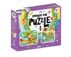 Çocuklar İçin Puzzle - 1 (Kutulu) - Çamlıca Çocuk Yayınları