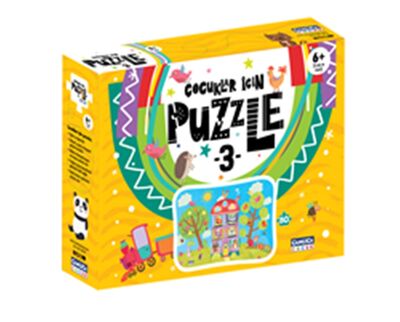 Çocuklar İçin Puzzle - 3 (Kutulu)