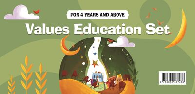 VALUES EDUCATION SET for 4 Years and Above - DEĞERLER EĞİTİMİ SETİ 4 Yaş ve Üzeri (İngilizce)