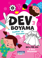 DEV BOYAMA-3 (Çiçekler ve Elbiseler) 