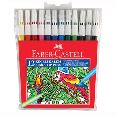 Faber-Castell Keçeli K. 12 R. Yıkanabilir