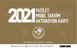 Fazilet Mobil Takvim Aktivasyon Kartı - Fazilet Neşriyat