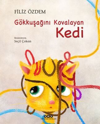 GÖKKUŞAĞINI KOVALAYAN KEDİ (KARTON KAPAK) - 1