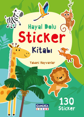 HAYAL DOLU STİCKER KİTABI-1 (YABANİ HAYVANLAR) - 1