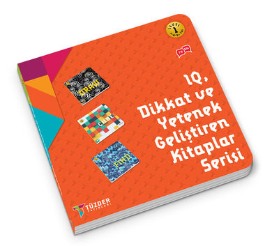 ​IQ, Dikkat ve Yetenek Geliştiren Kitaplar (İlkokul) Serisi Level 1 - Draw, Cube, Find