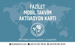 Fazilet Mobil Takvim Aktivasyon Kartı - 1