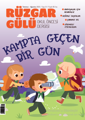 Rüzgargülü Okul Öncesi Dergisi Sayı 51 (Temmuz-Ağustos 2025) - 1
