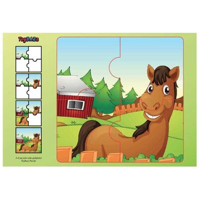 Sevimli Hayvanlar Puzzle 2+ Yaş