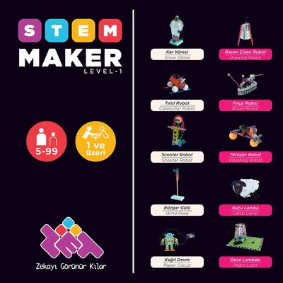STEM - MAKER ELEKTRONİK SETİ Level-1 - 2