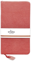 Stork Cep Boy Defter - Kırmızı - Stork