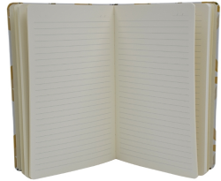 Stork Kuşe Sert Kapaklı Defter - Zambak Çiçek Temalı - 2