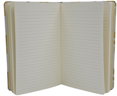 Stork Kuşe Sert Kapaklı Defter - Zambak Çiçek Temalı - 2