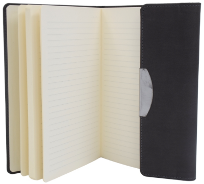 Stork Termo Deri Mıknatıs Kapaklı Defter - Füme - 2