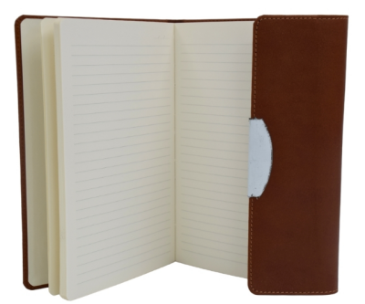 Stork Termo Deri Mıknatıs Kapaklı Defter - Kahverengi - 2