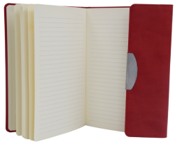 Stork Termo Deri Mıknatıs Kapaklı Defter - Kırmızı - 2
