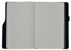 Stork Termo Deri Sert Kapaklı Defter - L Model - Siyah - 2