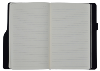 Stork Termo Deri Sert Kapaklı Defter - L Model - Siyah - 2