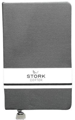 Stork Termo Deri Yumuşak Kapaklı Defter - Siyah - 1