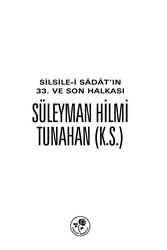 EBUL FÂRUK SÜLEYMAN HİLMİ TUNAHAN (K.S.) (SİLİSTREVÎ) - 1