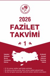 Yurtiçi 1 Blok Takvimi - Fazilet Neşriyat