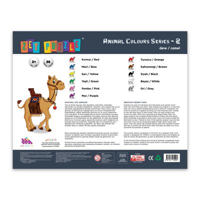 Zet Puzzle Animal Colours Series-2 Deve/Camel